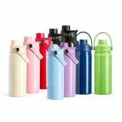 Garrafa Squeeze Metal Térmica 600ml Personalizada 